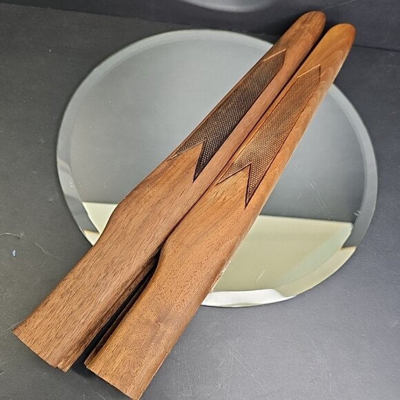 1950-60s Winchester Authentic Black Walnut Wood Cut For Lamp Making Crafts CA - Picture 16 of 16